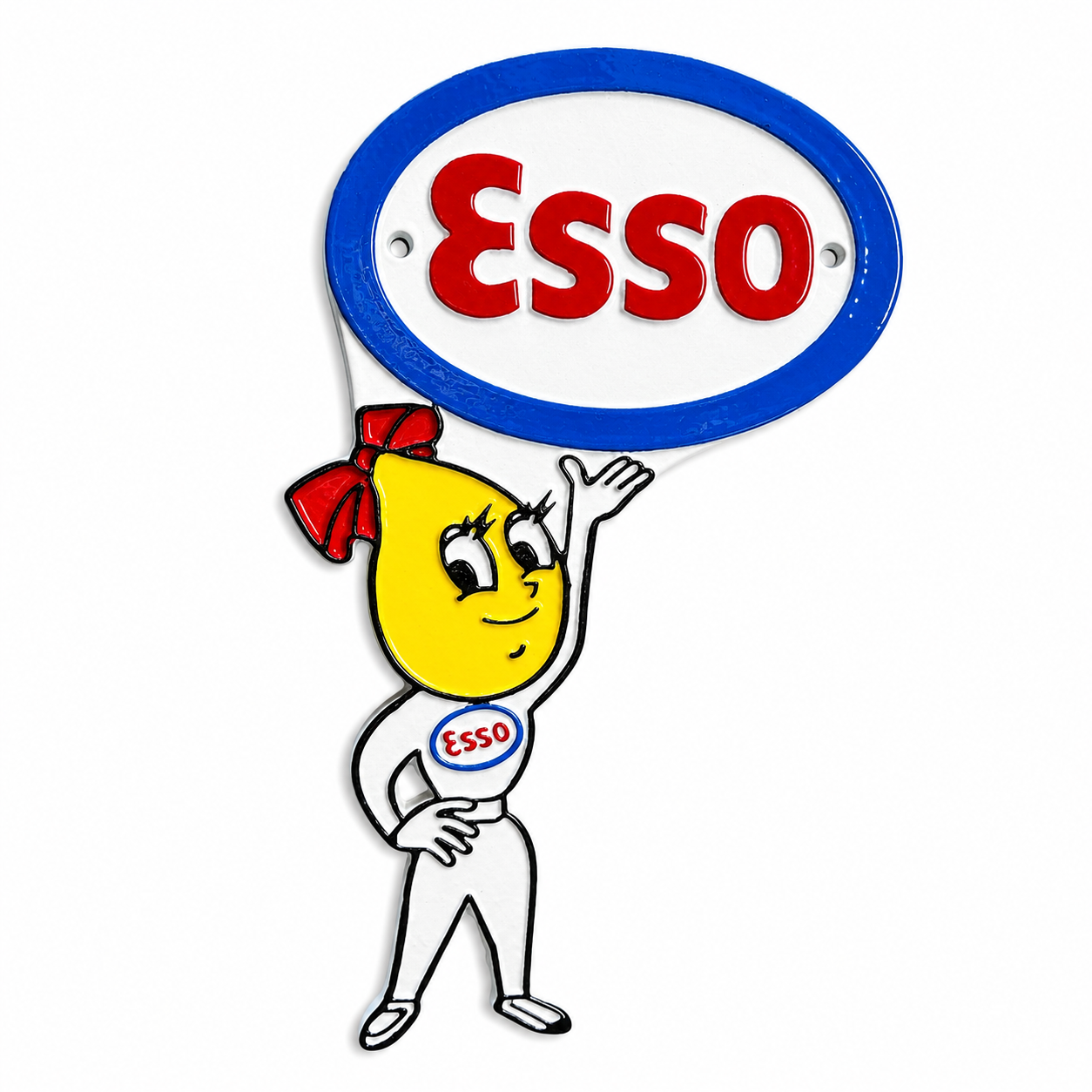 Esso Cast Iron Plaques