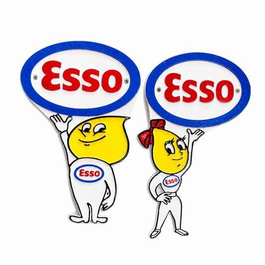 Esso Cast Iron Plaques