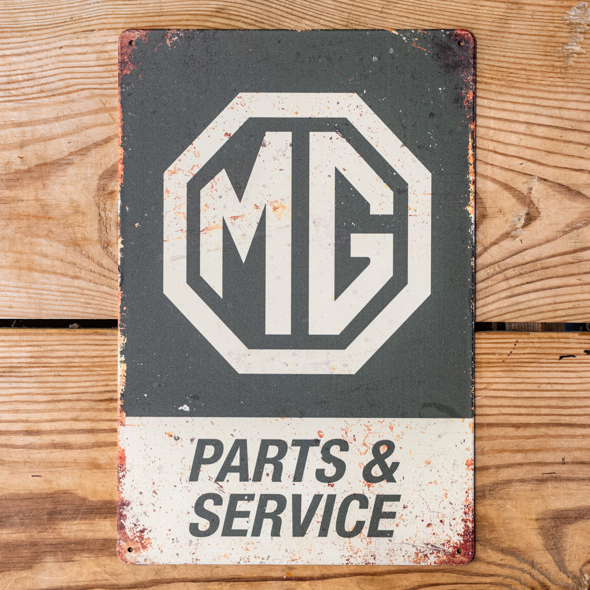MG Parts Metal Sign