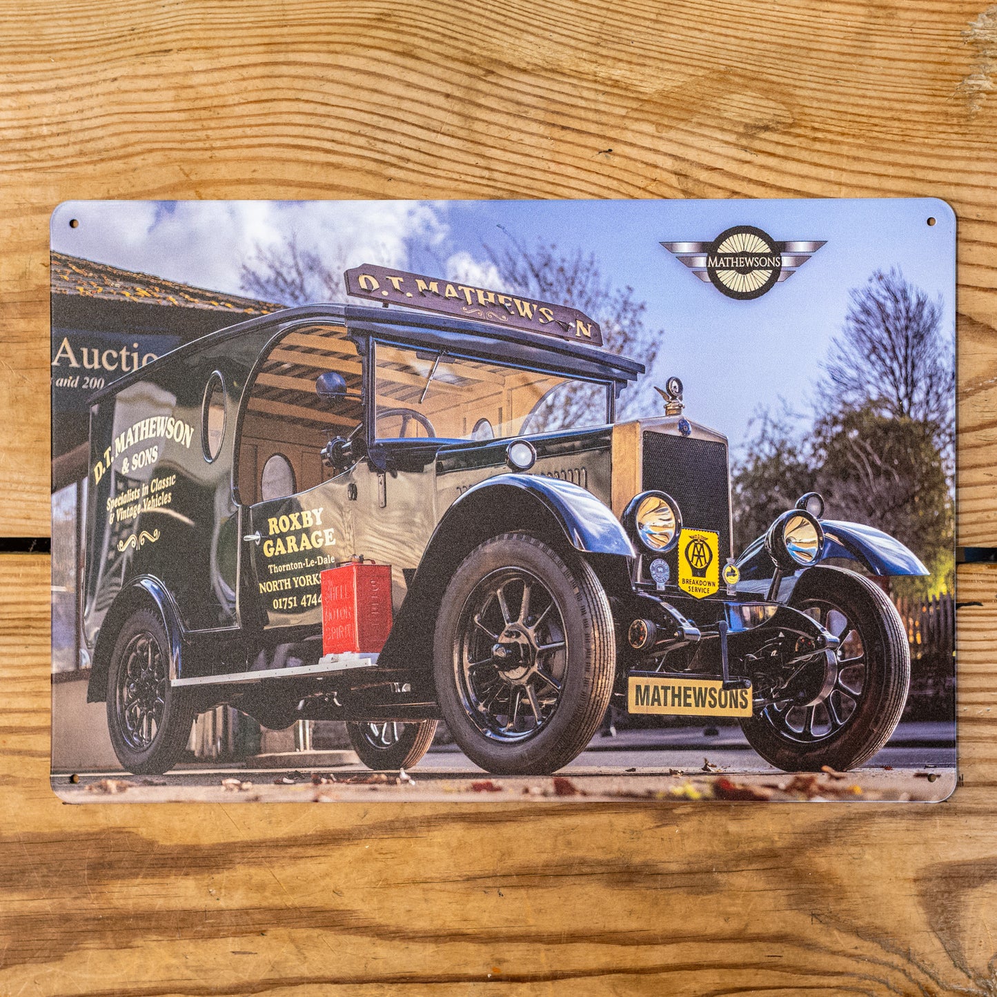 Morris Metal Sign