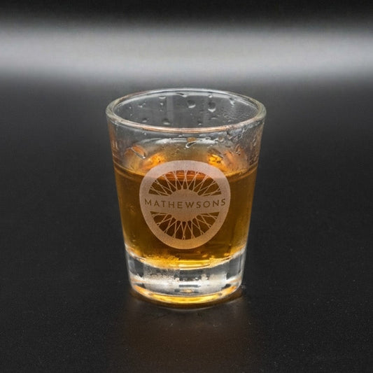 Mathewsons Shot Glass