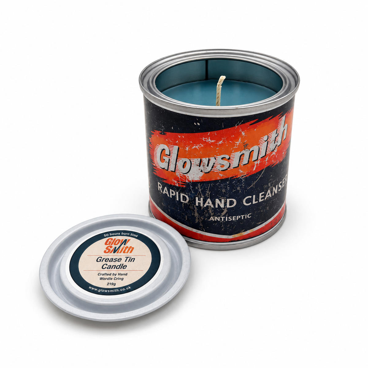 Small Grease Tin Candle